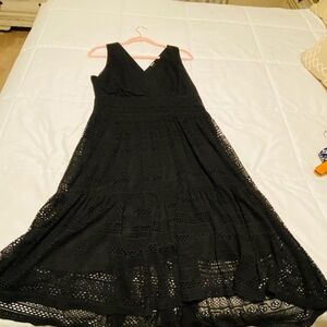 Elegant Black Lace Dress